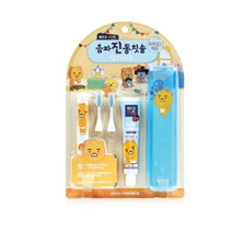 LG생활건강 페리오 키즈 카카오 라이언 음파 진동 칫솔 스페셜 양치세트