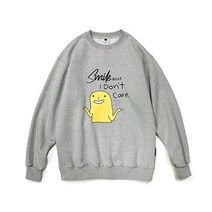 남자 여자 맨투맨 스웨트 셔츠 앱놀머씽 IDC21 CREWNECK (GRAY)