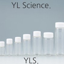 (JLS) PET재질 플라스틱 바이알병 스크류캡 바이알병 샘플병 물약병 Screw Cap Vial, 100㎖(25개입)