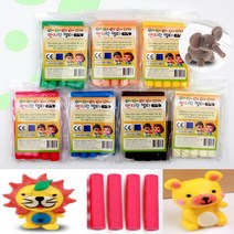 굳지 않는 칼라 유토 점토 리필 클레이 미술 교구, 검정