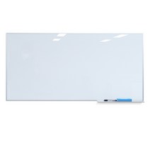 화이트유리칠판 럭시 대형벽걸이 글라스보드