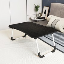 YEAR COLOR 접이식테이블 베드테이블 침대 책상 60*40cm 미니책상 베드 트레이 3colors, 블랙