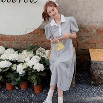 여름 결혼식 봄 소개팅룩 모노 새내기 여성 원피스 여름호 상견례 돌잔치 하객룩 데일리 캉스 퍼프