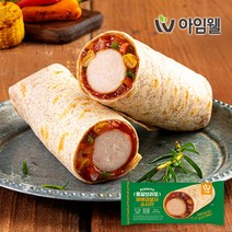 아임웰 통밀브리또 바비큐 살사 소시지, 16팩