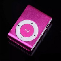 제이즈 패션 미니 USB MP3 클립 음악 미디어 플레이어 휴대용 mp3 재생 지원 마이크로 SD TF 카드 Muti 색상, [01] 기타 (ae˚) frequ, [04] -Pink