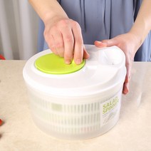 음식짤순이 야채짤순이 야채탈수기 샐러드 스피너 Lettuce Greens 세탁기 건조기 배수구 세척 건조용 크리스 퍼 스트레이너 잎이 야채 주방 도구