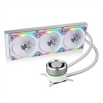 Lian Li GALAHAD AIO 360 RGB UNI FAN SL120 에디션 화이트 - 트리플 120mm 주소 지정 가능한 팬 CPU 액체 쿨러 GA-360SLA 리안리, FAN_white