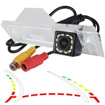 자동차후방카메라 주차라인 차량용후진카메라 어라운드뷰 ziqiao for kia vq 2008-2015 세도나 그랜드 카니발 2006-2015 카니발 리무진 2010-2020, 12 led 다이나믹 트랙