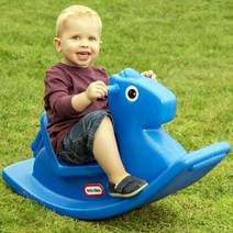 영유아 안전 흔들목마 장난감 실내 놀이터 선물 블루 어린이집완구 승용완구 유치원장난감 흔들말 어린이장난감