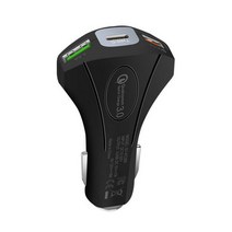 부안상사 차량용 고속 충전기 qc 3.0 타입 7A 터보 3 US, 01 WHITE