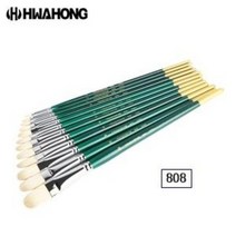 화홍 808F 유화붓 아크릴붓 필버트붓 7본세트 낱개 / 옵션선택, 4호