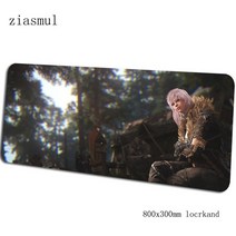키보드마우스패드 검은 사막 마우스 패드 80x30cm 매트 최고의 컴퓨터 게임 액세서리 크리스마스 선물 키보드 pc 게이머, [14] Size 800x400x4mm, [06] pattern 6