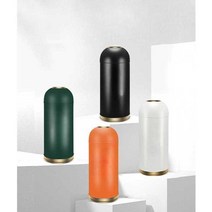 Riruo 대형쓰레기통 음료 컵 카페 식당 업소용, 35L 실버 엣지 블랙(스틸 링)