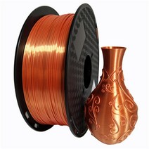 3D 프린터 소모품 필라멘트 3d 프린터 펜 실크 필라멘트 실키 느낌 PLA 골드 1kg 500g 황금 인쇄 질감 13, 14 500g green