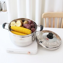 퀸센스 IH 인덕션 스텐찜기 찜솥 5size, 퀸센스 인덕션 스팀쿠커 24cm