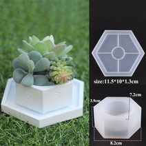 병아리부화기 달걀 계란 크리스탈 에폭시 금형 현대 미니멀리스트 꽃병 수지 DIY 수제 석고 테스트 튜브 홈, 08 Hexagon set