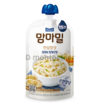 맘마밀 안심밥상 레토르트이유식 140g, 15개월 닭백숙 찹쌀진밥, 20개