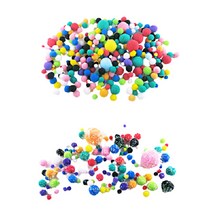 솜방울 펄 칼라 뿅뿅이 뽀송이 폼볼 고급, 선택중포장 A10.일반뿅뿅이 크기혼합