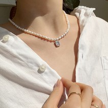 우드피카 데일리 진주 목걸이 4디자인