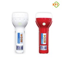휴대용 비상조명등 비상용 손전등 소방 후레쉬 KFI 검정품 60분용 리튬배터리, 화이트, 1개