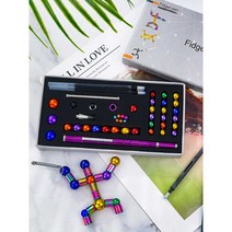 자석 볼펜 펜 다기능 교육 놀이 문구, 코드북 D패키지 0.5mm