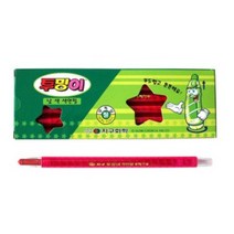 지구화학 투명이 낱색 색연필 빨강색 12자루 (샤프식)