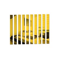 붙이는거울 아크릴 거실 욕실 거울 라인 벽 스티커 홈 장식 자체 접착 천장 허리 45cm 10 개, M 10cmx45cm 10 pcs, gold_M 10cmx45cm 10 pcs