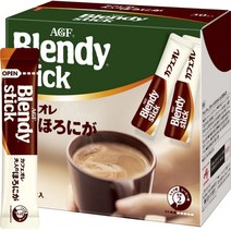 에이지에프 블렌디 스틱 카페오레 어른의 쓴맛 로우 슈가 인스턴트 커피, 1개, 30개입