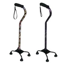 삼원스카이 고령자용 4발 지팡이 SKL-020 사발지팡이, 상세페이지 참조2, 꽃무늬