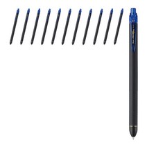 펜텔 에너겔 슬림 볼펜 0.7mm, 12개입, 블루