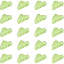 타프쉘 쉘터 타프스크린 레귤레이터 빛나는 Nightglow Stopper 형광 텐트 바람 로프 버클 Anti-slip 삼각형, 20pcs-그린