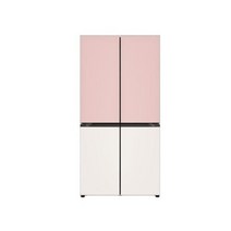 [LG] 디오스 양문형 냉장고 M873GPB031S 875L 오브제컬렉션 핑크 베이지, 단일속성
