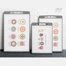 북유럽풍 논슬립 플라워 살균 양면도마 초보주부 편리한도마 요리도구 용도별사용 신혼집 야외용, 리틀논슬립도마 중