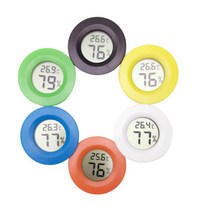 LCD 디지털 온도계 습도계 냉장고 측정기 감지기 센서, 옐로우BL01523