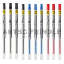 유니 스타일핏 리필심 0.38mm 혼합 10개 UMR-109-38, 혼합10개(흑4청3적3)