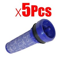 다이슨 dc39 동물완전한정판 용 빨 수 있는 사전 먼지 필터 dc39 dc37 진공 청소기 필터 예비 부품 액세서리, 5pcs 필터
