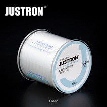 낚시줄 낚시용품 JUSTRON 500m 낚시 라인 다이와 6 색 슈퍼 강력 모노 필라멘트 나일론 태클 바다 플루오로, 1.5, 01 White_05 1.5