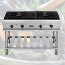 2구 린나이 영업용 간택기 1200 업소용가스레인지 높은 테이블 간텍기 RSB-200F, LPG통가스