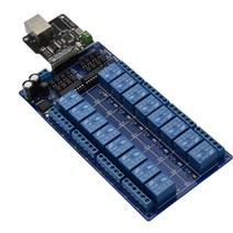 이더넷 컨트롤러 보드 컴퓨터 수리 lan wan 웹 서버 rj45 android ios 용 16 채널 릴레이 모듈 rj45 인터페이스, 없음