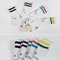 (4+1) 4계절 조거팬츠양말 배드민턴 테니스 커플 패션 러닝 양말 (4color)