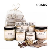 GO5109 한약재 천연한방팩 어성초 녹두 율무 팥 녹두 50g, 율무분말