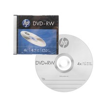 hp DVD-RW 1장 4.7GB 4배속 공dvd 공디스크 PP케이스