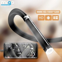 배관내시경 카메라 산업용 8mm hd endoscope camera 방수 micro 8 led ip67 endoscope for cars 산업용 스마트폰 mini usb 28, 10m, 하드 케이블