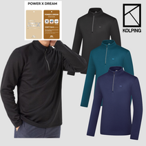 [콜핑] 모리나 겨울 남성 보온집업 등산 기모티셔츠 파워엑스소재 (KST0466M)