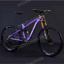 오프로드 산악자전거 MTB 다운힐전용 유압식 디스크브레이크 더블서스펜션, 27.5인치, 바이올렛 퍼플 11단