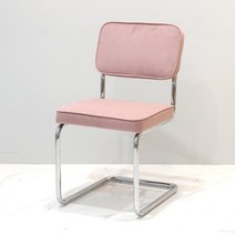 영가구 코듀로이 세스카체어 카페 디자인의자, 핑크