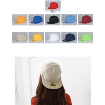 다양한 컬러 베이직 무지 스냅백 독특한모자 일자챙