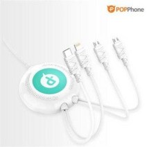 POP 도난방지 멀티충전기 (업소용충전기 4개 동시충전 호텔 펜션 숙박업소), POP24001, -