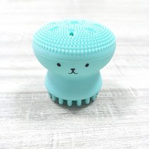 뷰티디바이스실리콘 페이셜 클리닝 브러시 작은 문어 클리너 스폰지 페이스 딥 클린 마사지 스크럽 뷰티 스, 04 green