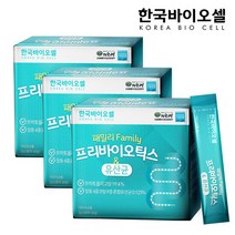 한국바이오셀 패밀리 프리바이오틱스 유산균 3세트(2g x 90포) 3개월분, 선택완료, 단품없음